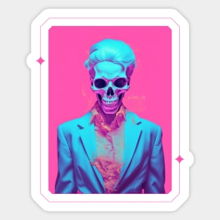 Vaporwave Grisly Glamour Sticker